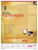 National Poetry Month: April 2002